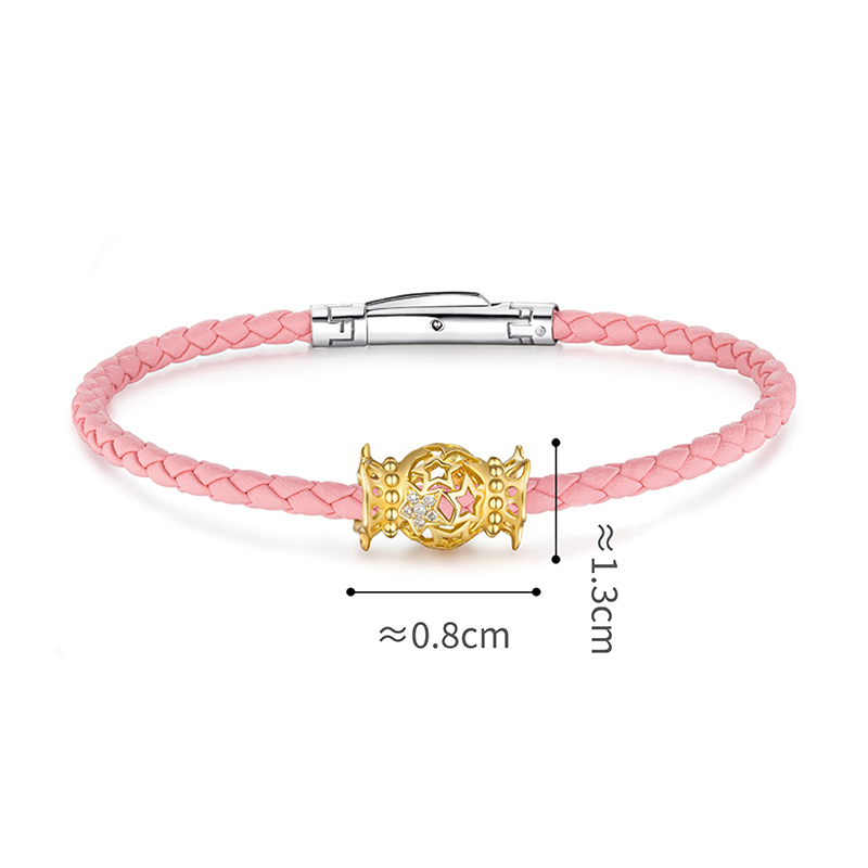 六福珠寶18K金串飾 - "小甜心"糖果造型18K金鑽石串飾–多色選擇