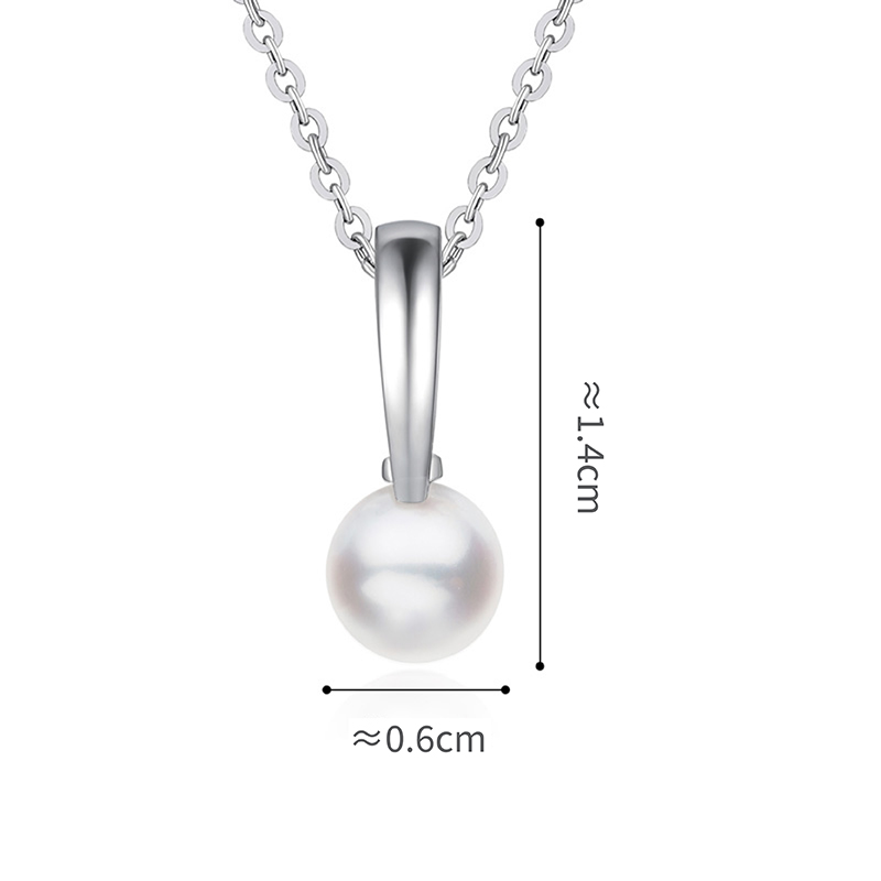 六福珠寶鉑金吊墜 - 【LISTING CLOSED】"珍愛"寶寶珍珠950鉑金吊墜