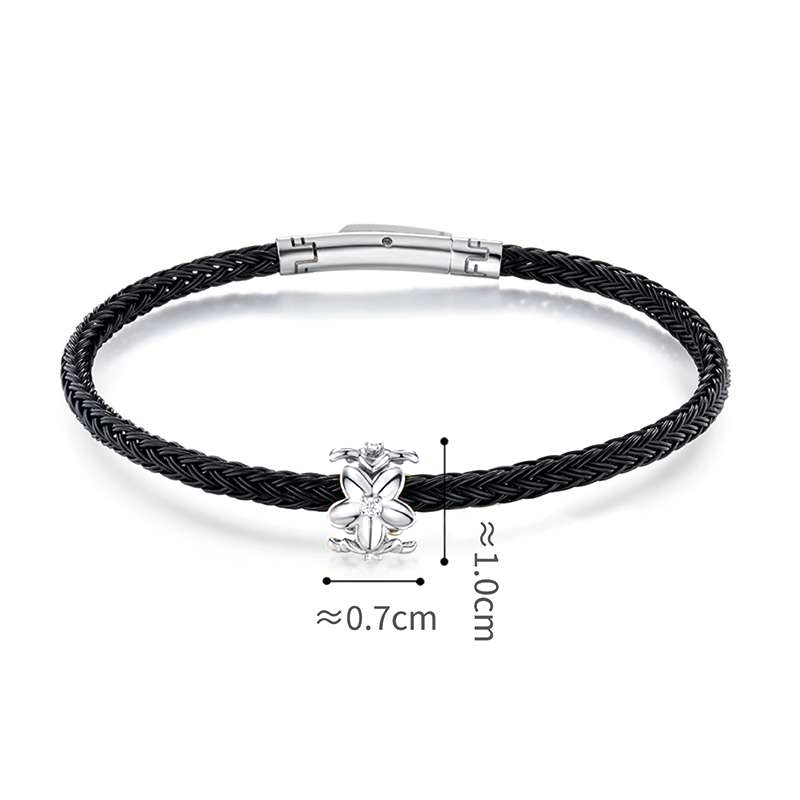 六福珠寶18K金串飾 - "百合花之森"18K金花形鑽石串飾–多色選擇