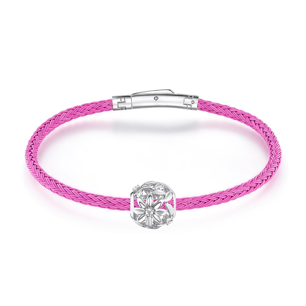 六福珠宝18K金串饰 - 【LISTING CLOSED】"繁花"18K金(白色)钻石串饰