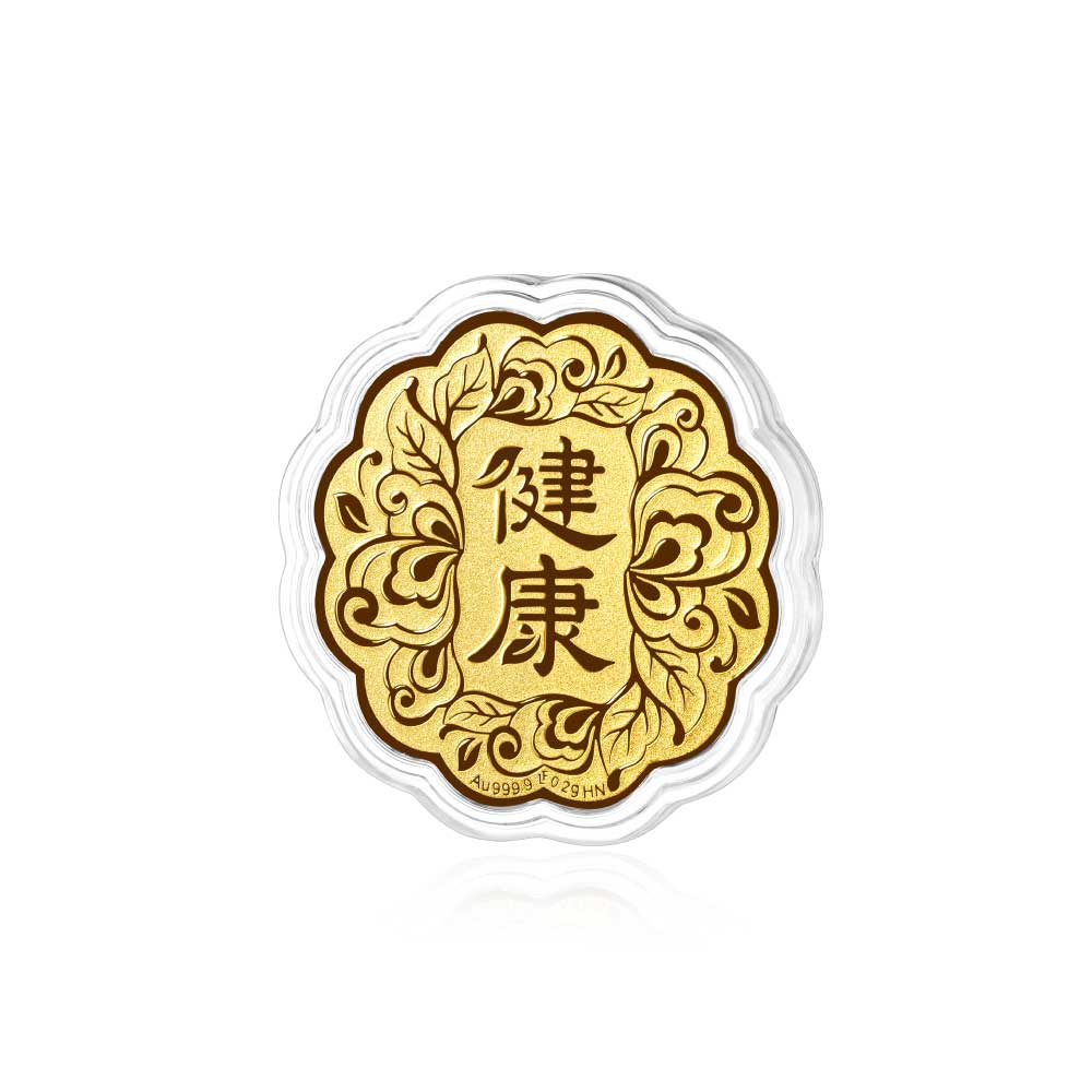 六福珠寶黃金工藝品 - "健康"999.9黃金工藝品