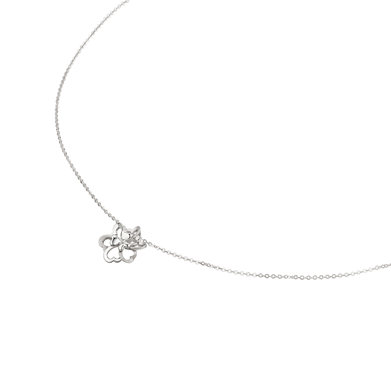 六福珠寶鉑金頸鏈 - 【LISTING CLOSED】"玲瓏心花"950鉑金頸鏈