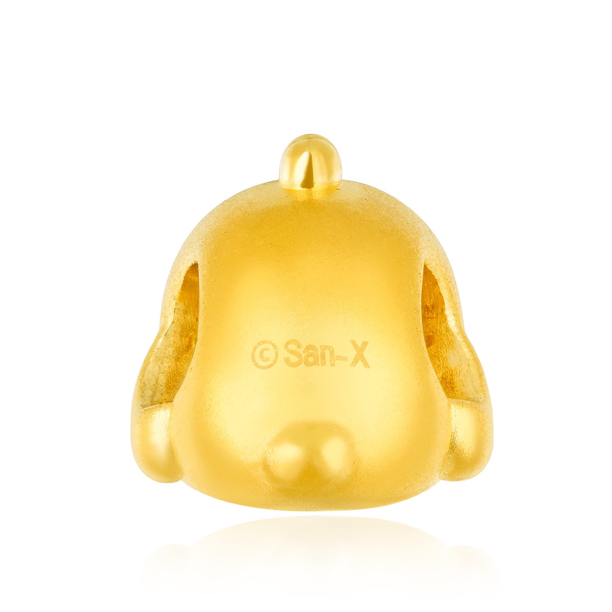 六福珠寶黃金串飾 - "公雞變裝小黃雞"999足金串飾