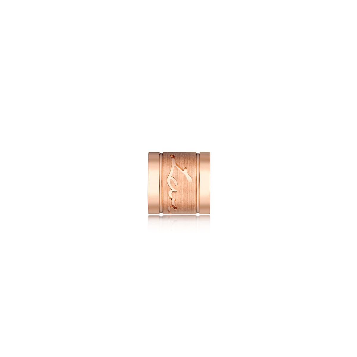六福珠寶18K金串饰 - [LISTING CLOSED]"爱的箴言"18K玫瑰金情侣串饰连手绳(女装)–可一款两戴