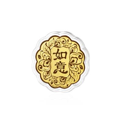 六福珠寶黃金工藝品 - "如意"999.9黃金工藝品