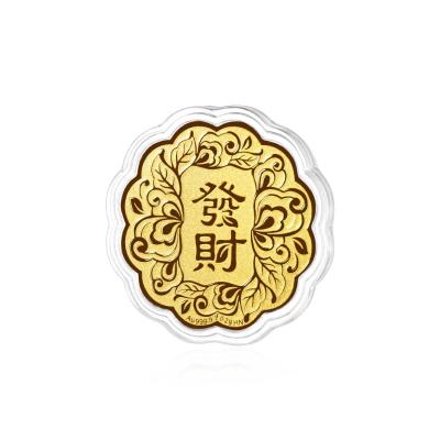六福珠寶黃金工藝品 - "發財"999.9黃金工藝品