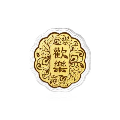 六福珠寶黃金工藝品 - "歡樂"999.9黃金工藝品