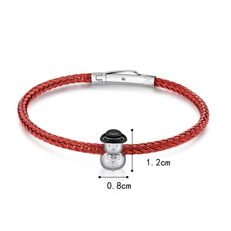 六福珠寶18K金串飾 - 【LISTING CLOSED】"雪人"18K金(白色)鑽石串飾