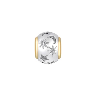 六福珠寶18K金串飾 - "夢幻星空"18K金(分色)鑽石串飾