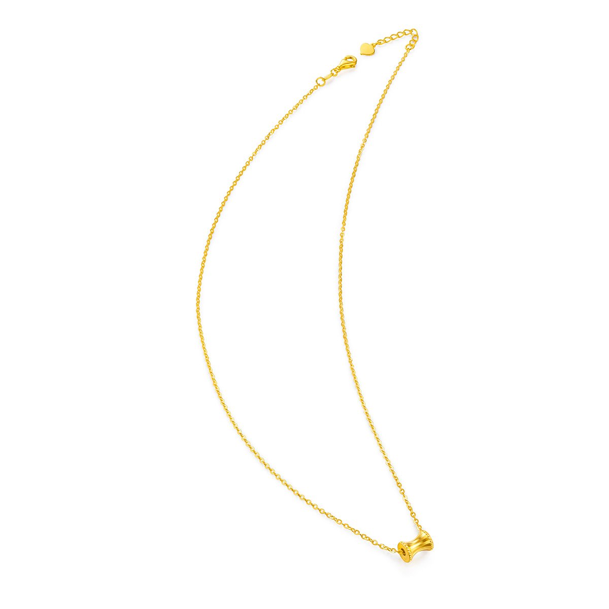 六福珠寶黃金頸鏈 - "小蠻腰"990黃金頸鏈