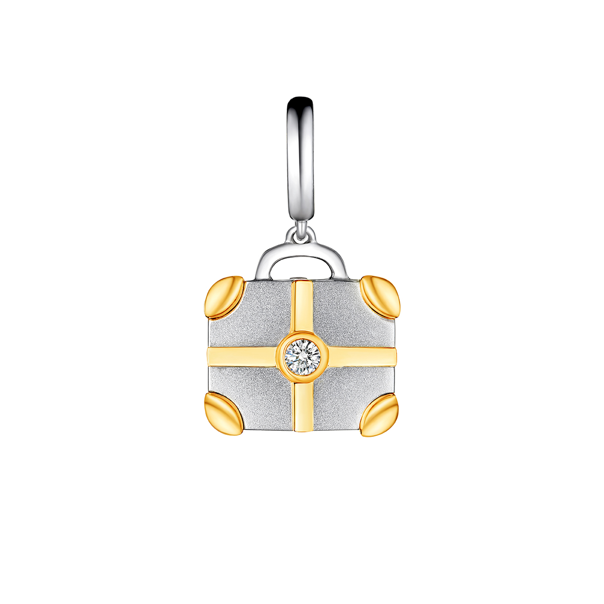 六福珠宝18K金串饰 - 【LISTING CLOSED】"甜蜜旅程"18K金(分色)钻石串饰