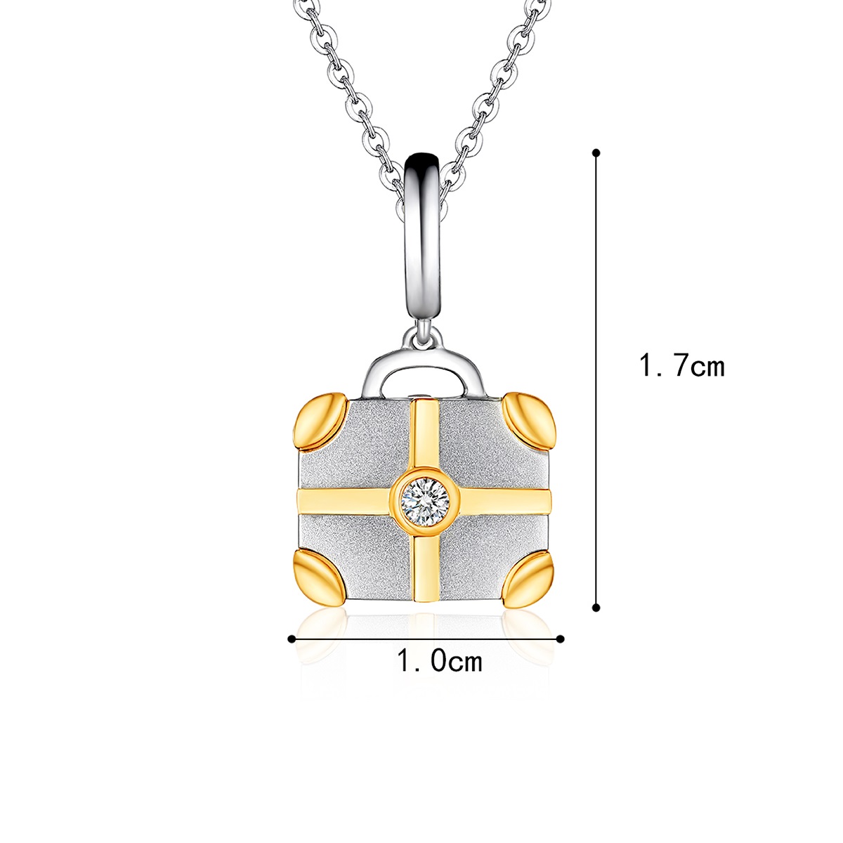 六福珠宝18K金串饰 - 【LISTING CLOSED】"甜蜜旅程"18K金(分色)钻石串饰