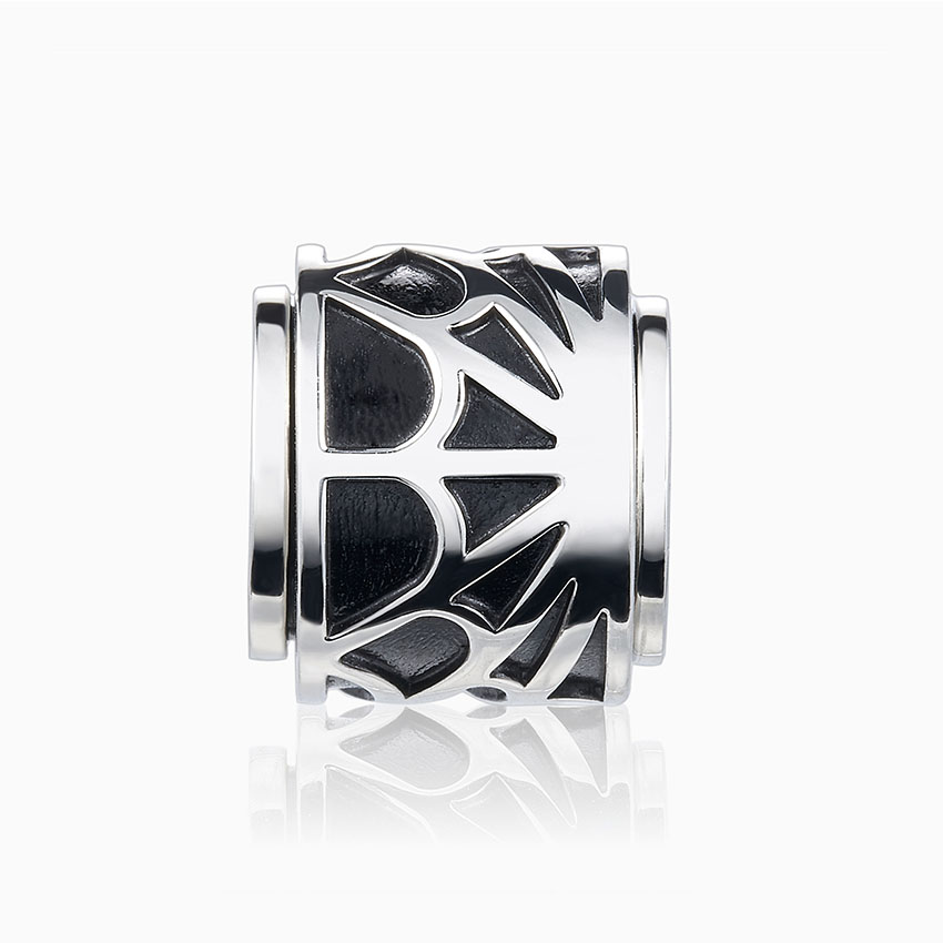 六福珠寶鉑金串飾 - "蜘蛛網"950鉑金串飾(男裝)