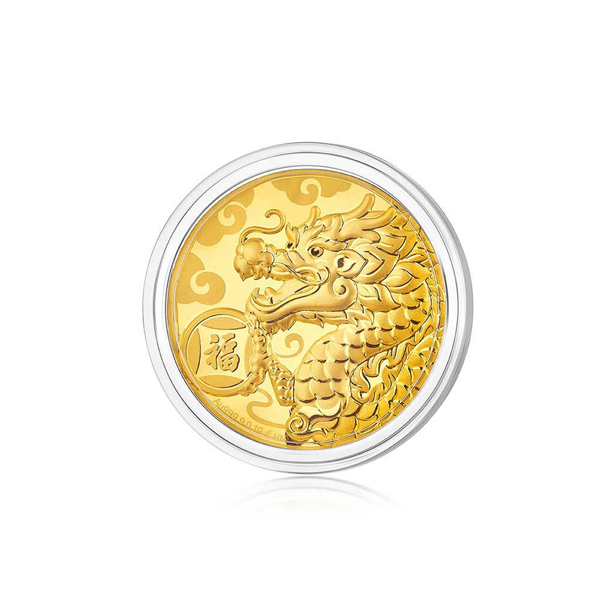 $t('六福珠寶')黃金工藝品 - 【LISTING CLOSED】"接龍獻福"999.9黃金工藝品