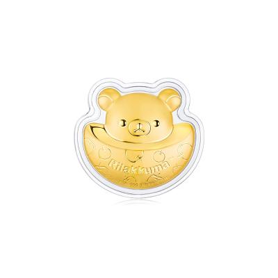 六福珠寶黃金工藝品 - "金元寶"999.9黃金多功能工藝品