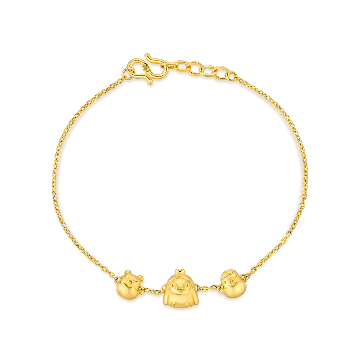 $t('六福珠寶')黃金手鏈 - 【LISTING CLOSED】"小黃雞"999.9黃金手鏈