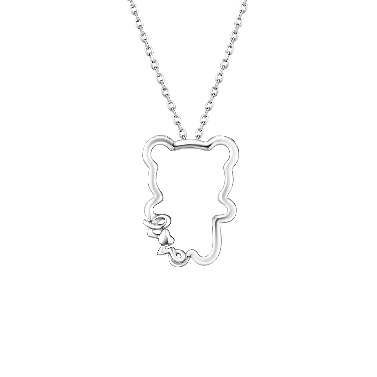 $t('六福珠寶')鉑金吊墜 - 【LISTING CLOSED】"熊抱"950鉑金寶寶吊墜