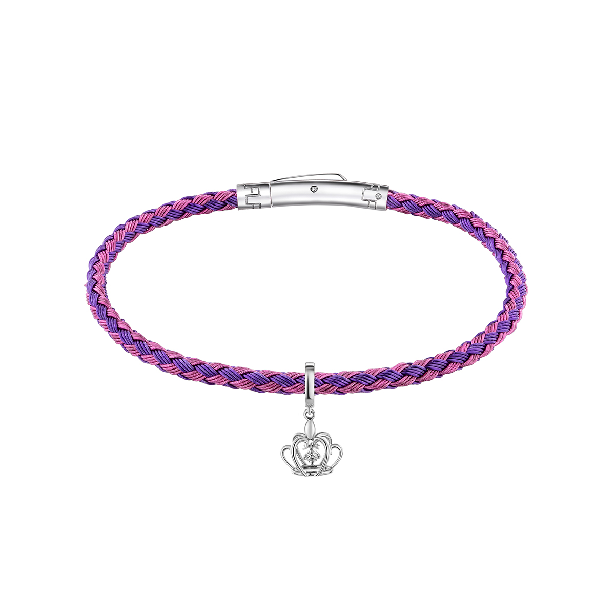 六福珠寶18K金串飾 - 【LISTING CLOSED】"高貴后冠"18K金鑽石串飾–多色選擇