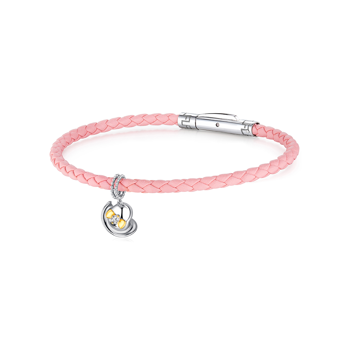 六福珠寶18K金串飾 - "糖果帽子"18K金鑽石串飾–多色選擇