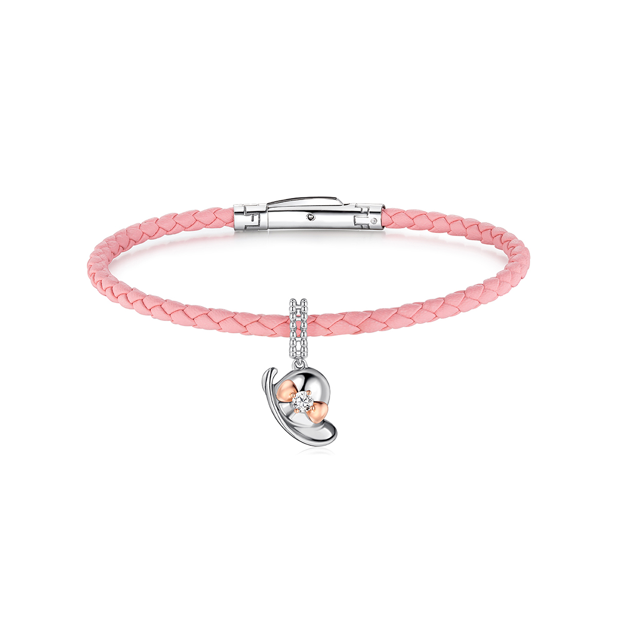 六福珠寶18K金串飾 - "糖果帽子"18K金鑽石串飾–多色選擇