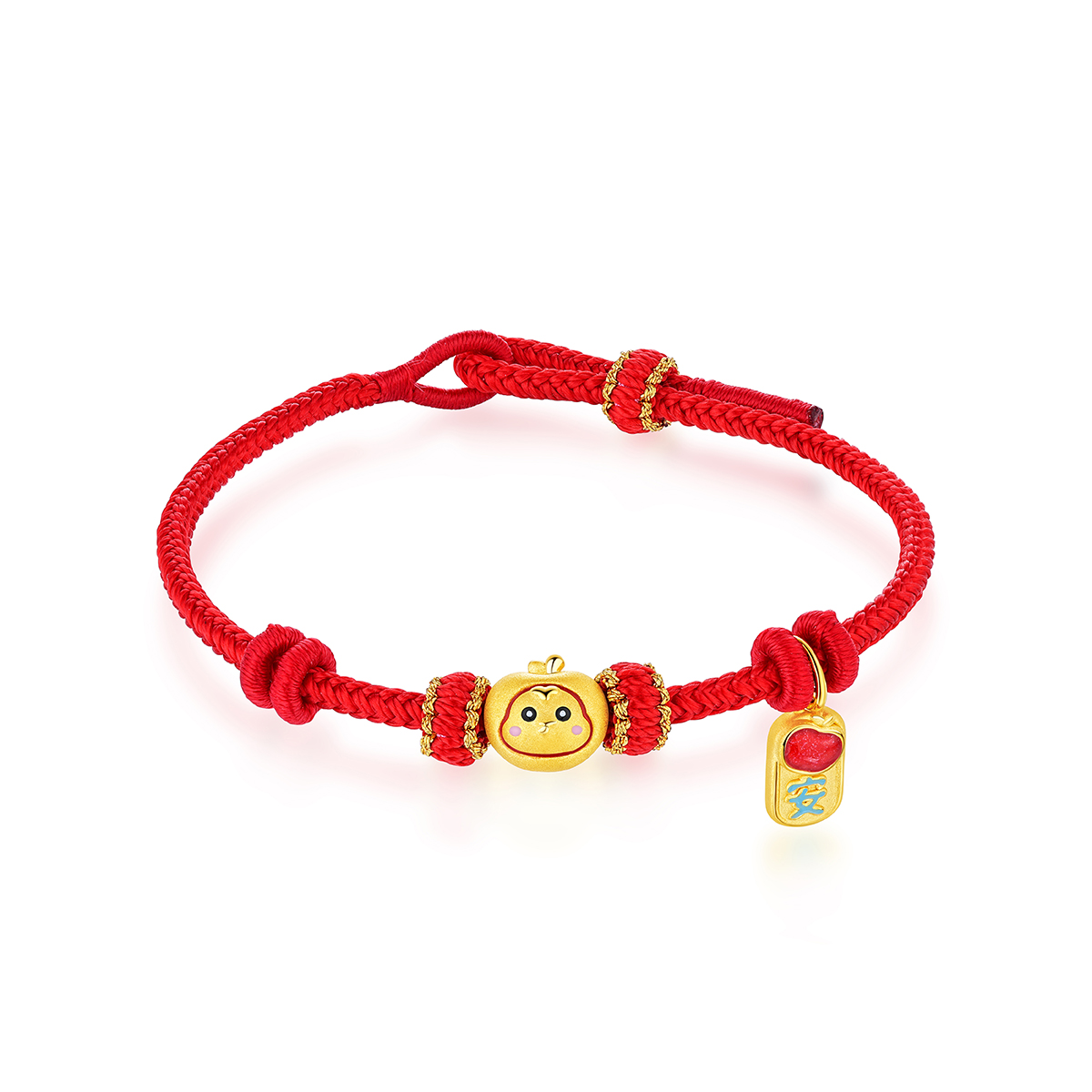 $t('六福珠寶')黃金串飾 - 【LISTING CLOSED】“蘋果蛇寶”999足金串飾連手繩