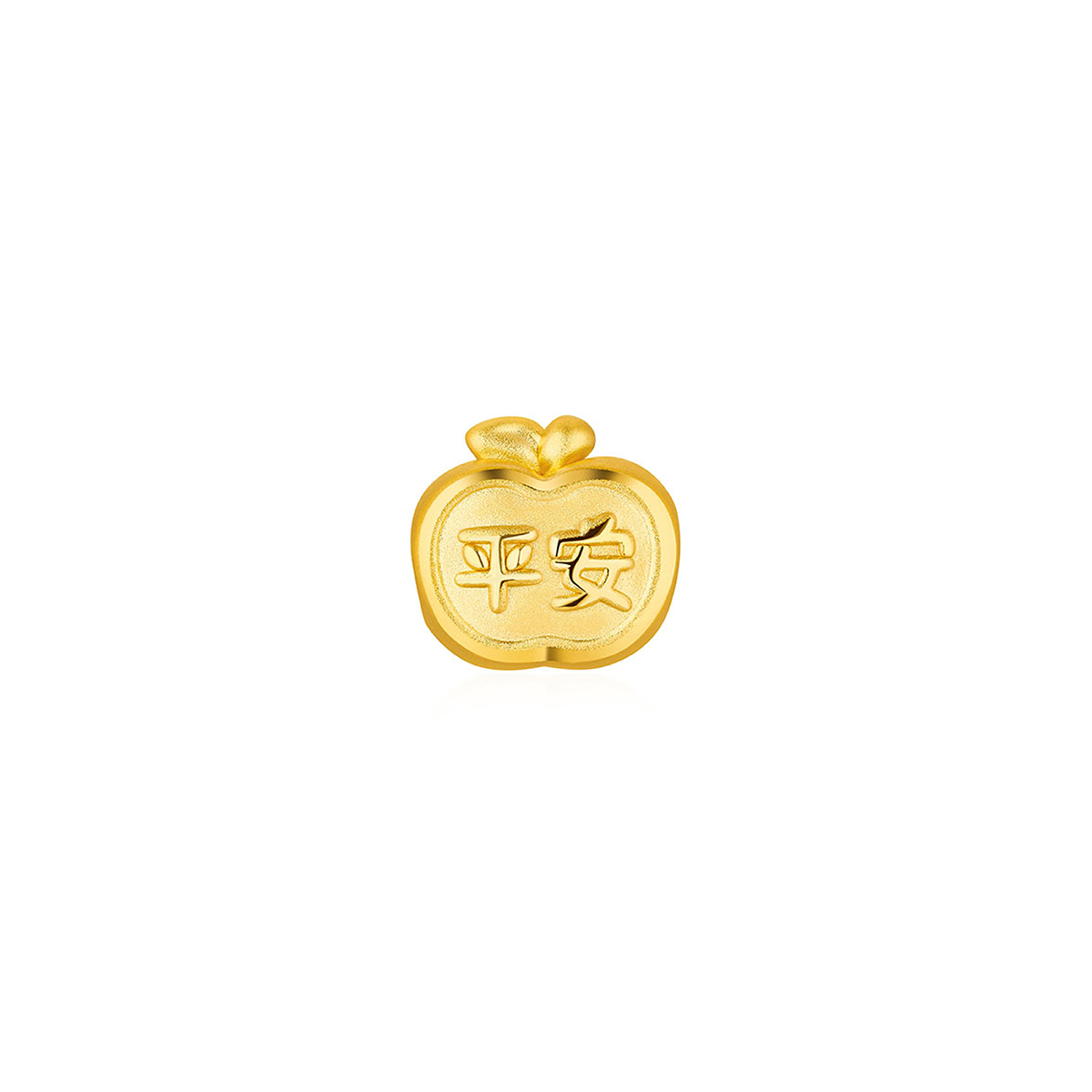 六福珠寶黃金串飾 - 十二生肖"平安猴"蘋果造型999足金串飾連手繩(微硬金工藝)