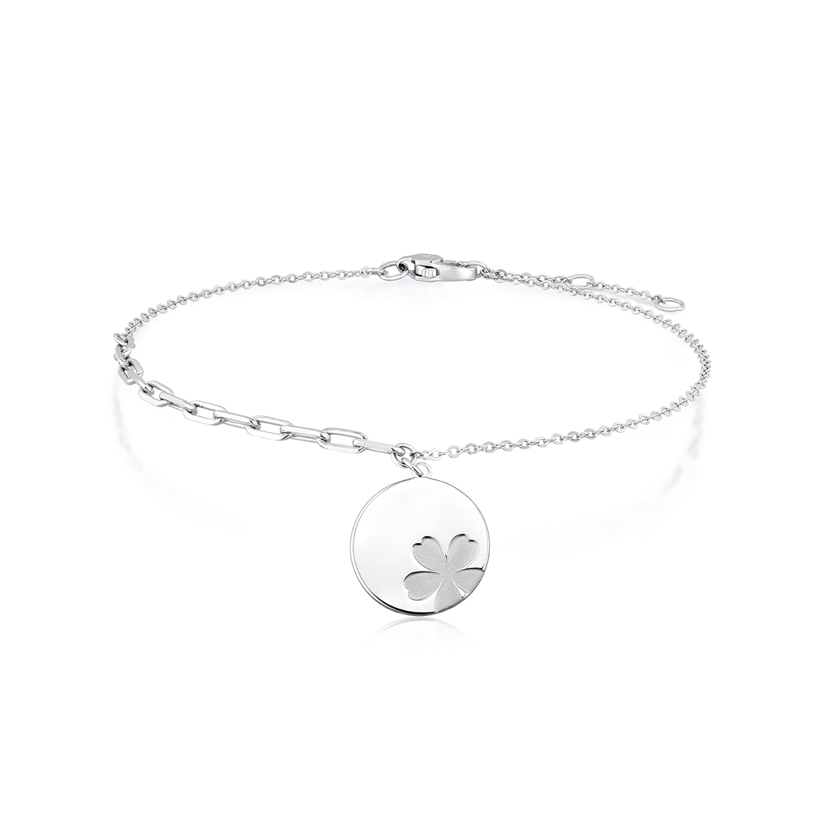 六福珠寶铂金手链 - 【LISTING CLOSED】"樱花蜜语"950铂金珐瑯手链