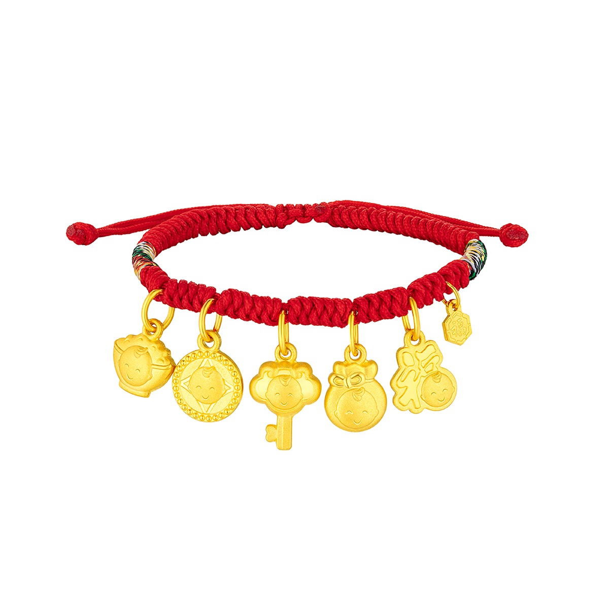 $t('六福珠寶')黄金串饰 - 【LISTING CLOSED】"嘉嘉「吉祥百宝」"999.9黄金串饰连手绳