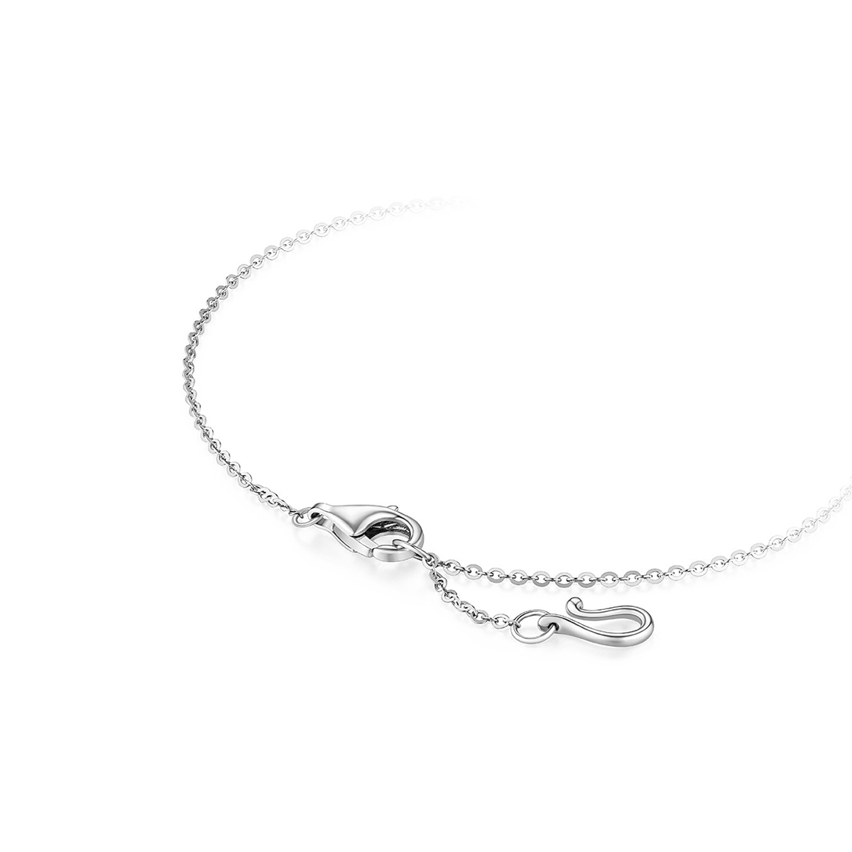 六福珠寶18K金手鏈 - 【LISTING CLOSED】"蝴蝶結"18K金鑽石珍珠手鏈–可一款兩戴(多色選擇)