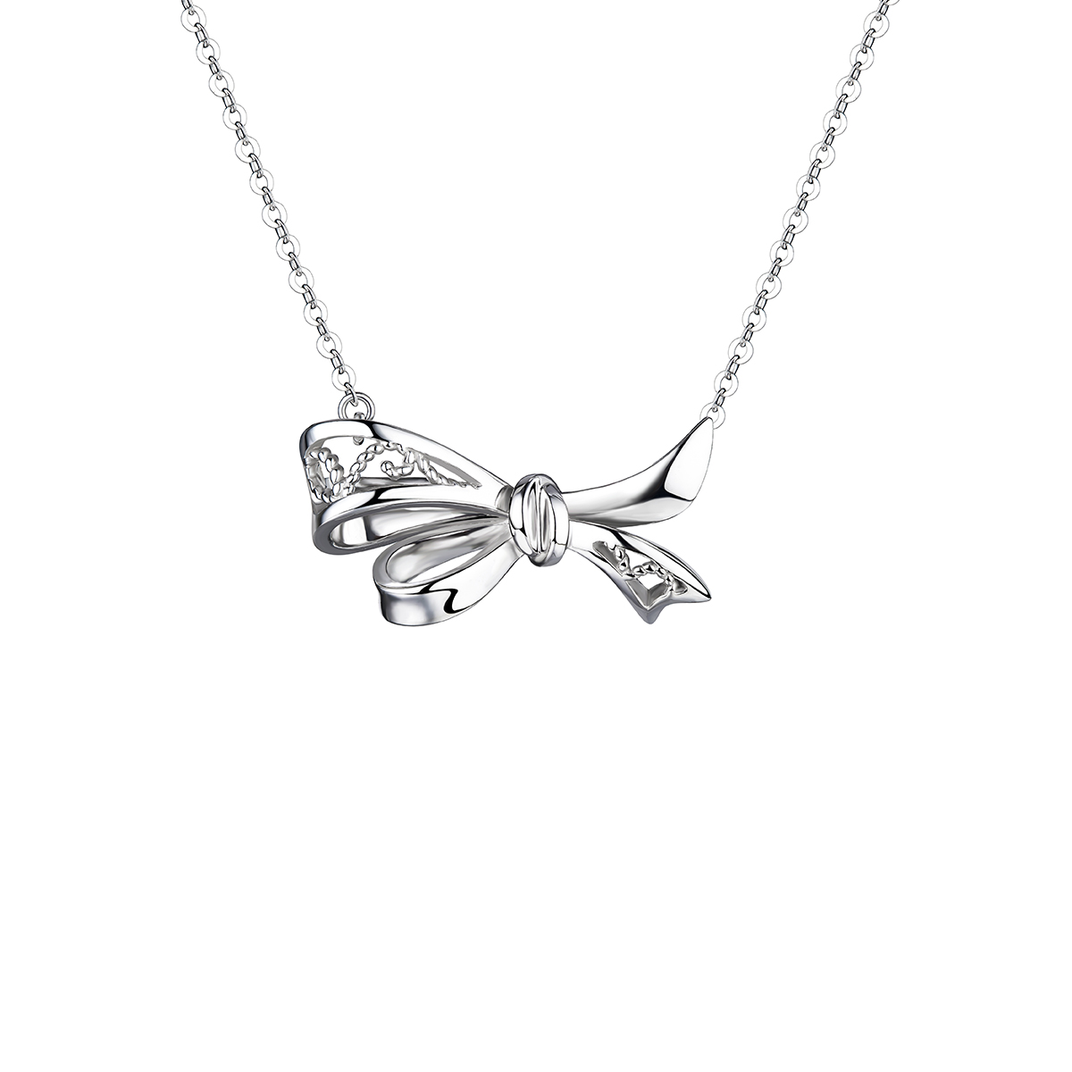 $t('六福珠寶')鉑金頸鏈 - 【LISTING CLOSED】"浪漫情結"950鉑金頸鏈