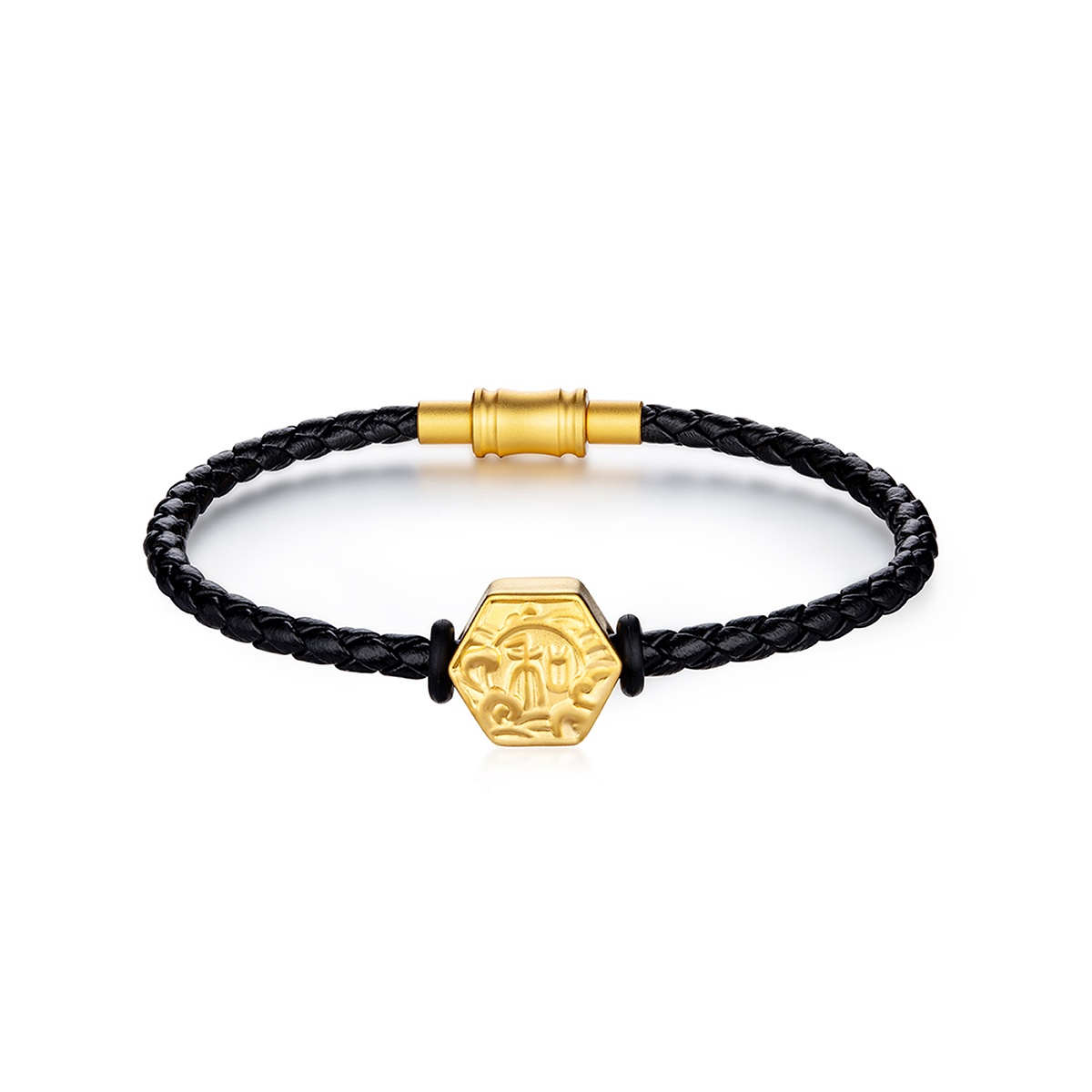 六福珠寶黃金串飾 - "和"字999足金串飾