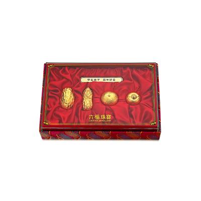 六福珠寶黃金擺件 - "早生貴子"999足金工藝品套裝