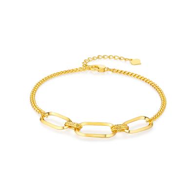 六福珠寶undefined - "簡夏"990黃金手鏈