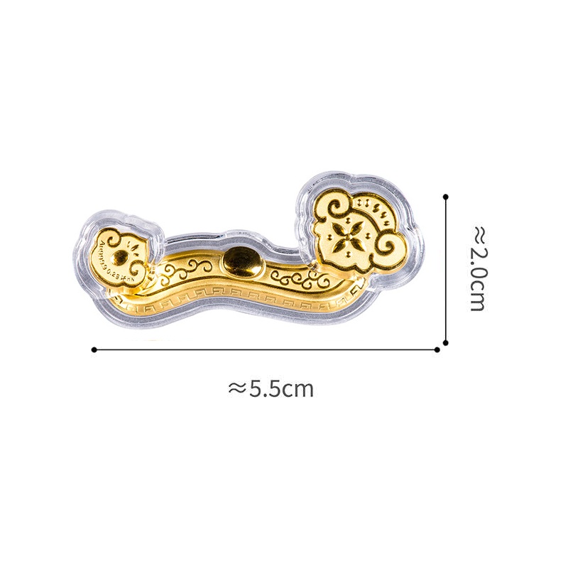 六福珠寶黃金工藝品 - "如意"999.9黃金工藝品