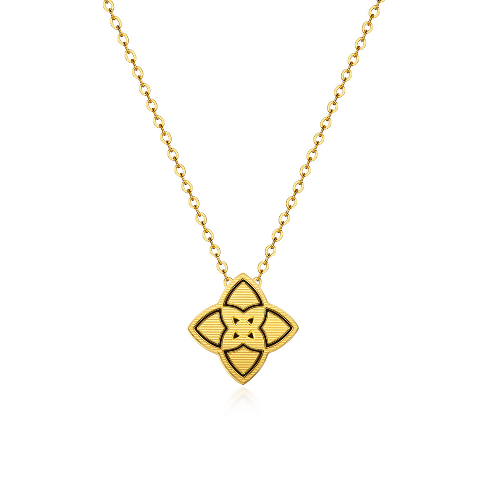 六福珠寶黃金頸鏈 - "香鏈"隨身香瓶999足金頸鏈