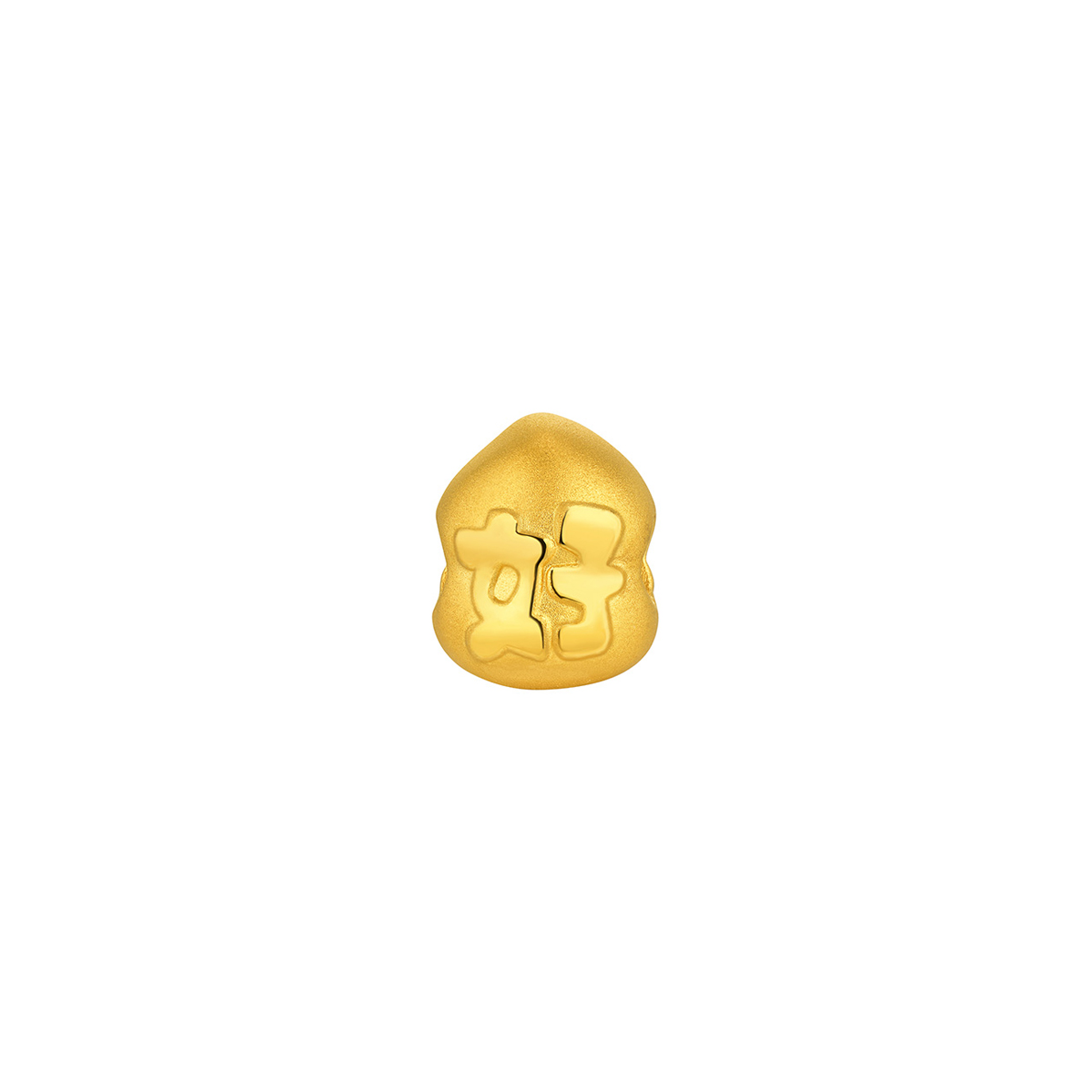 六福珠寶黃金串飾 - 好事「花生」999足金串飾連手繩(趣味Max版)