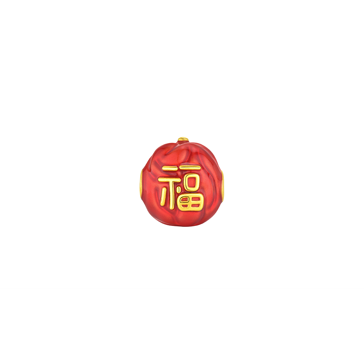 六福珠寶黃金串飾 - 「棗」日享福999足金串飾(趣味Max版)