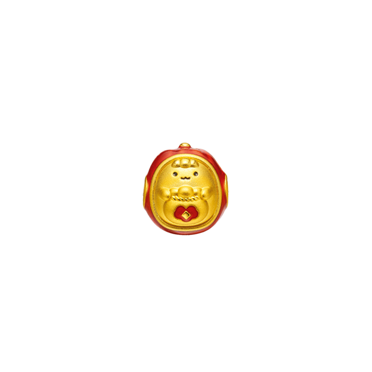 六福珠寶黃金手鏈 - 「棗」日享福999足金水晶手鏈