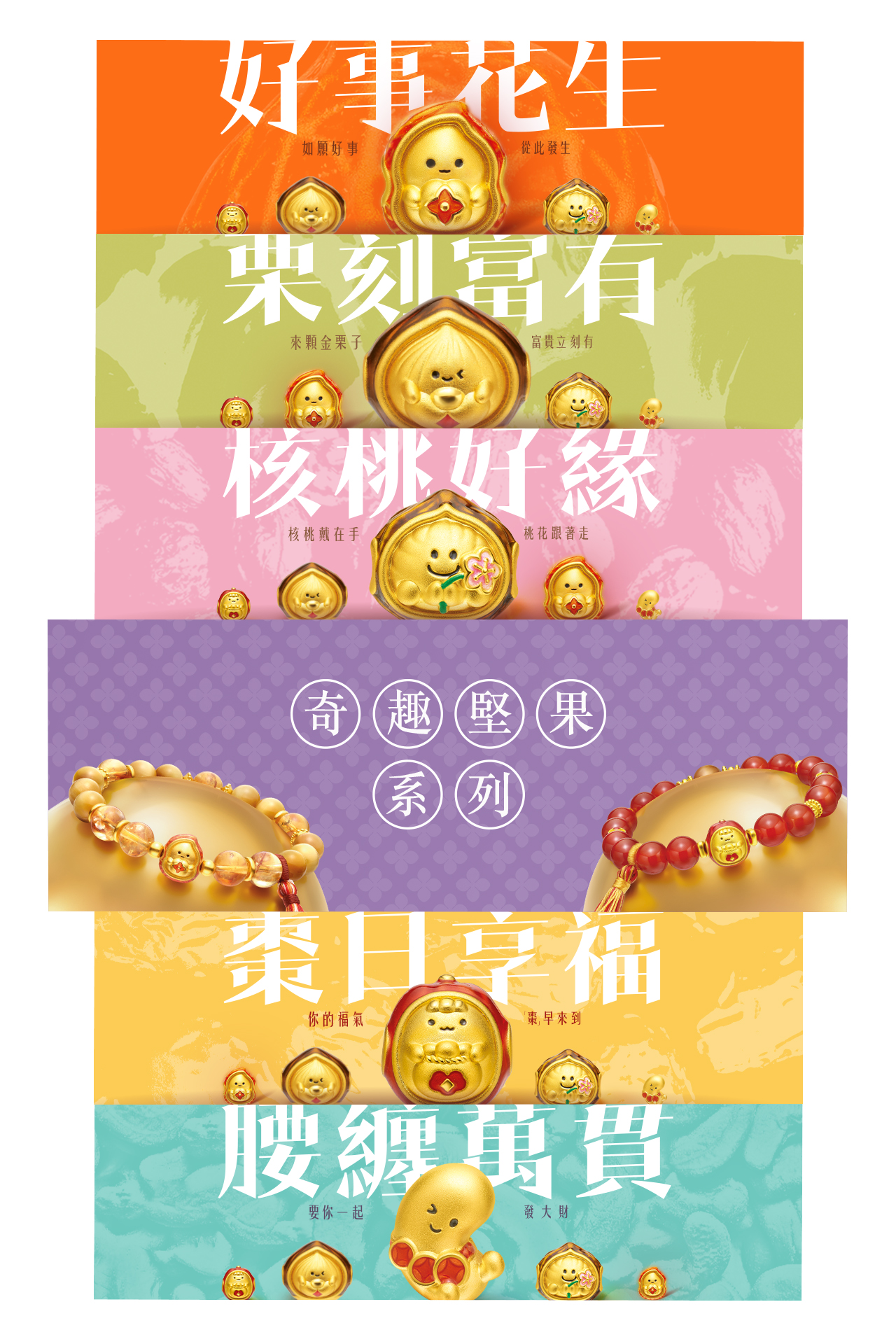六福珠寶 - Fun Nut Collection | 奇趣堅果系列 Banner