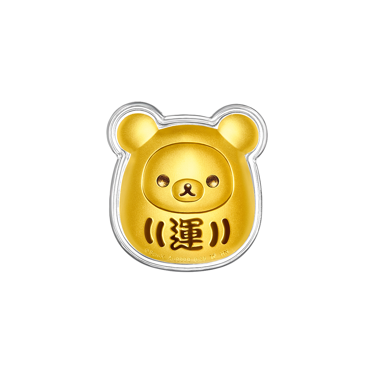 六福珠寶黃金工藝品 - "運"999.9黃金工藝品