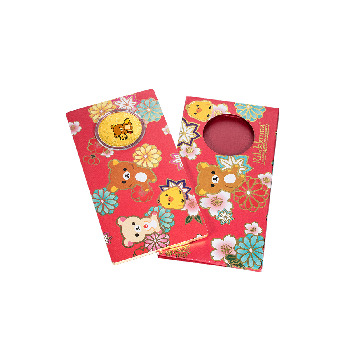 六福珠寶黃金工藝品 - 【LISTING CLOSED】"富甲天下"999.9黃金壓歲錢工藝品