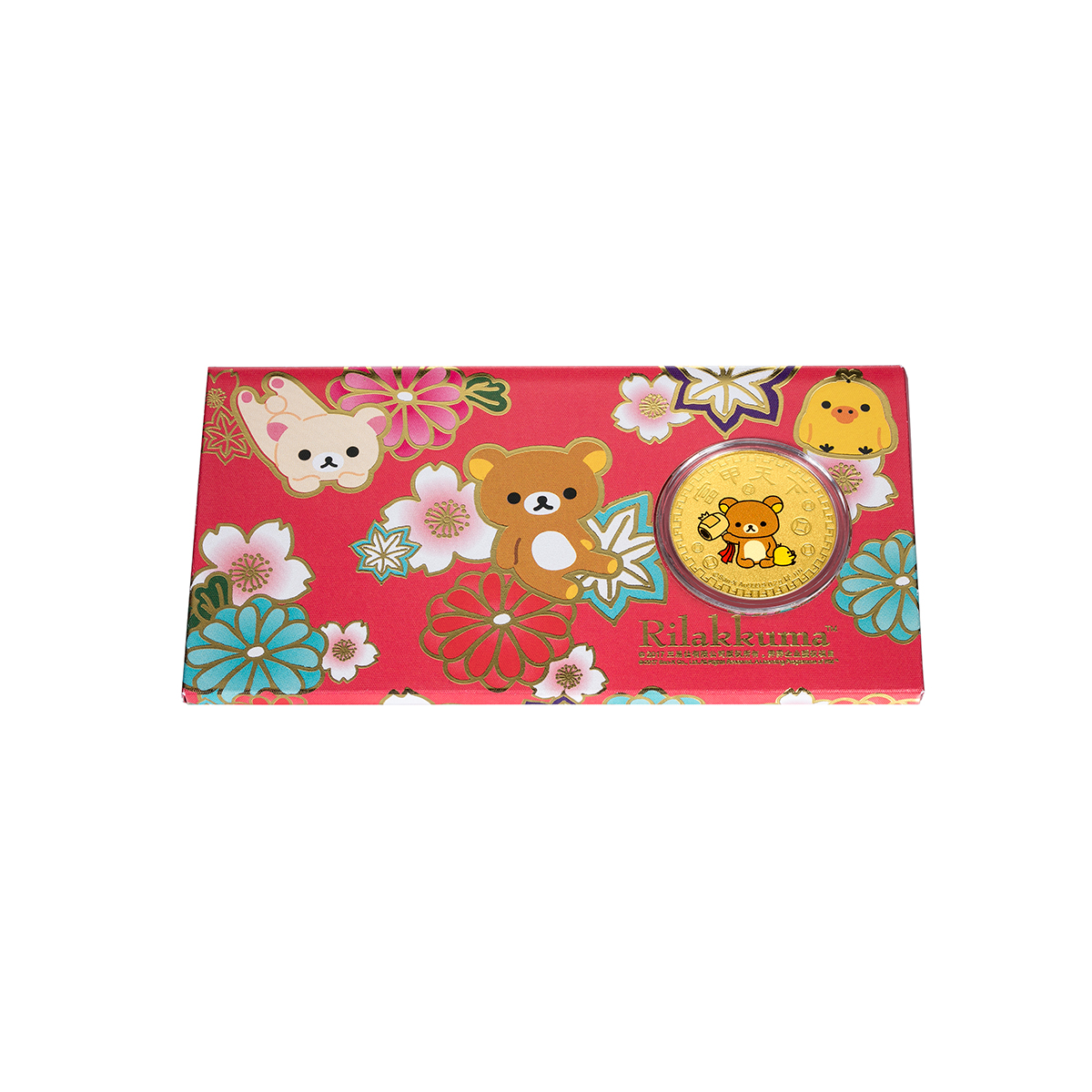 六福珠寶黃金工藝品 - 【LISTING CLOSED】"富甲天下"999.9黃金壓歲錢工藝品