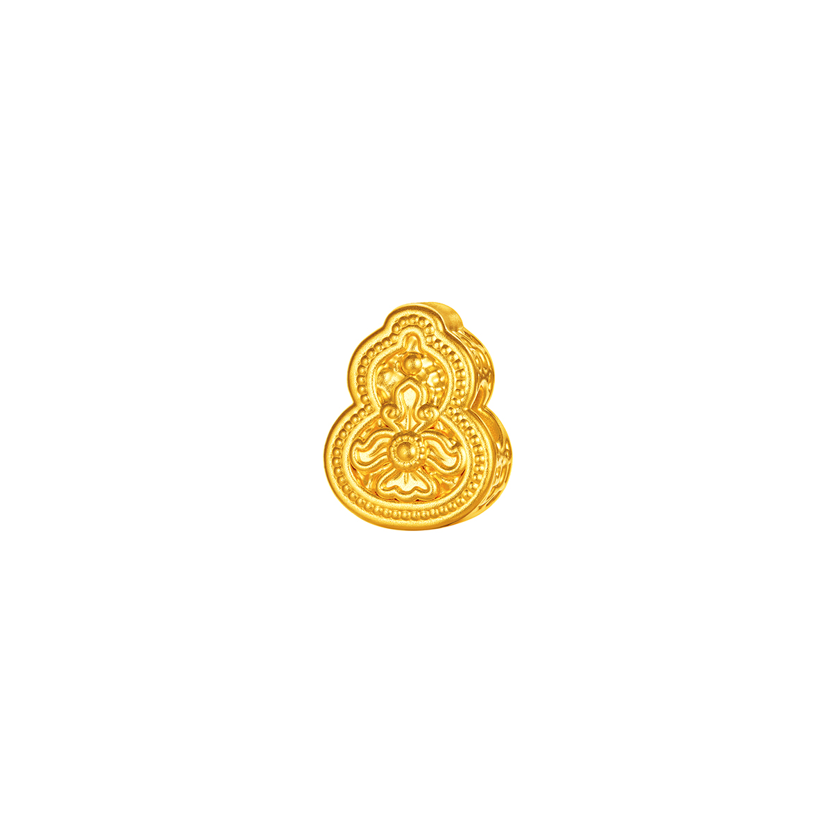 六福珠寶黃金串飾 - “富貴葫蘆”999足金鑽石串飾