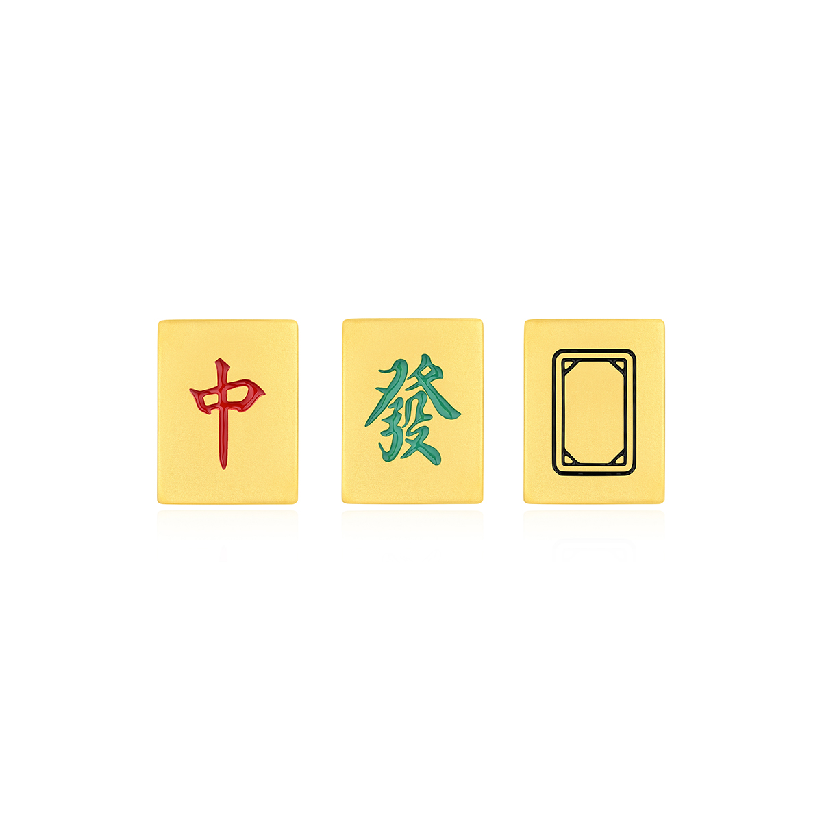 六福珠寶黃金擺件 - “財運三元”999足金擺件