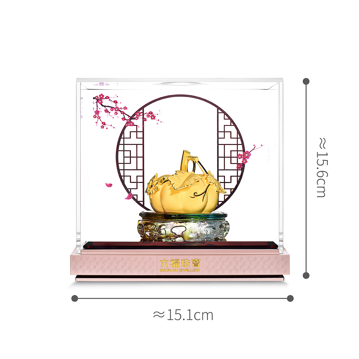 六福珠寶黃金擺件 - “大豐收”999足金擺件