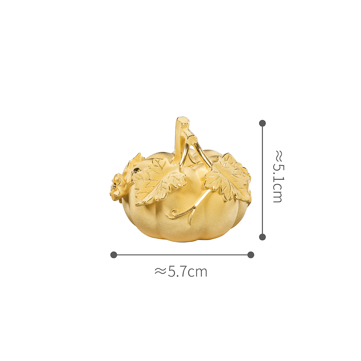 六福珠寶黃金擺件 - “大豐收”999足金擺件
