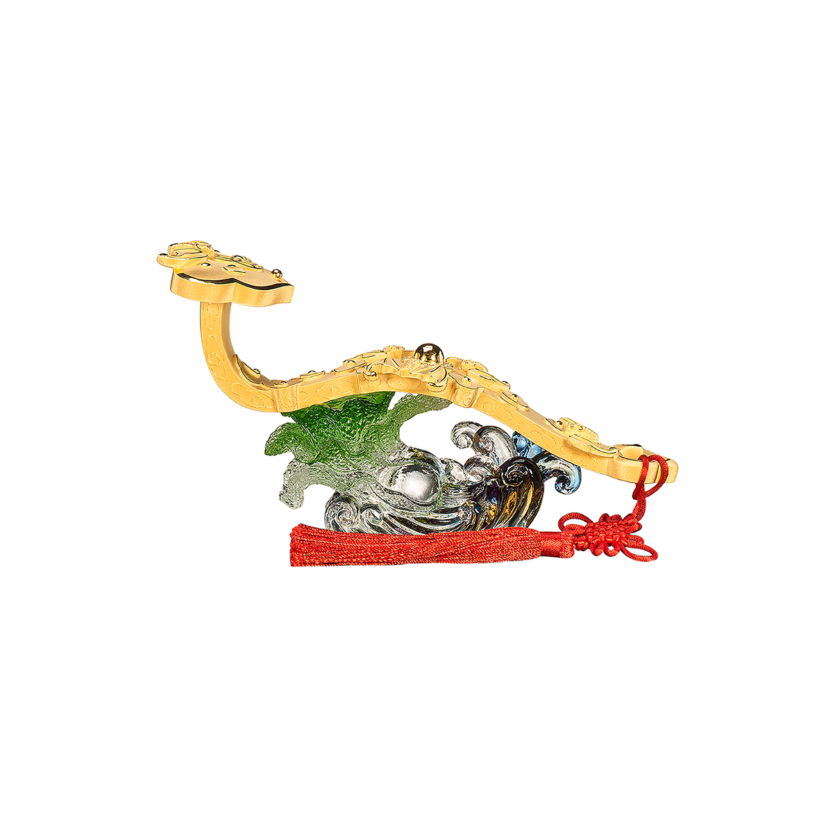 六福珠寶黃金擺件 - “五福如意”999足金擺件