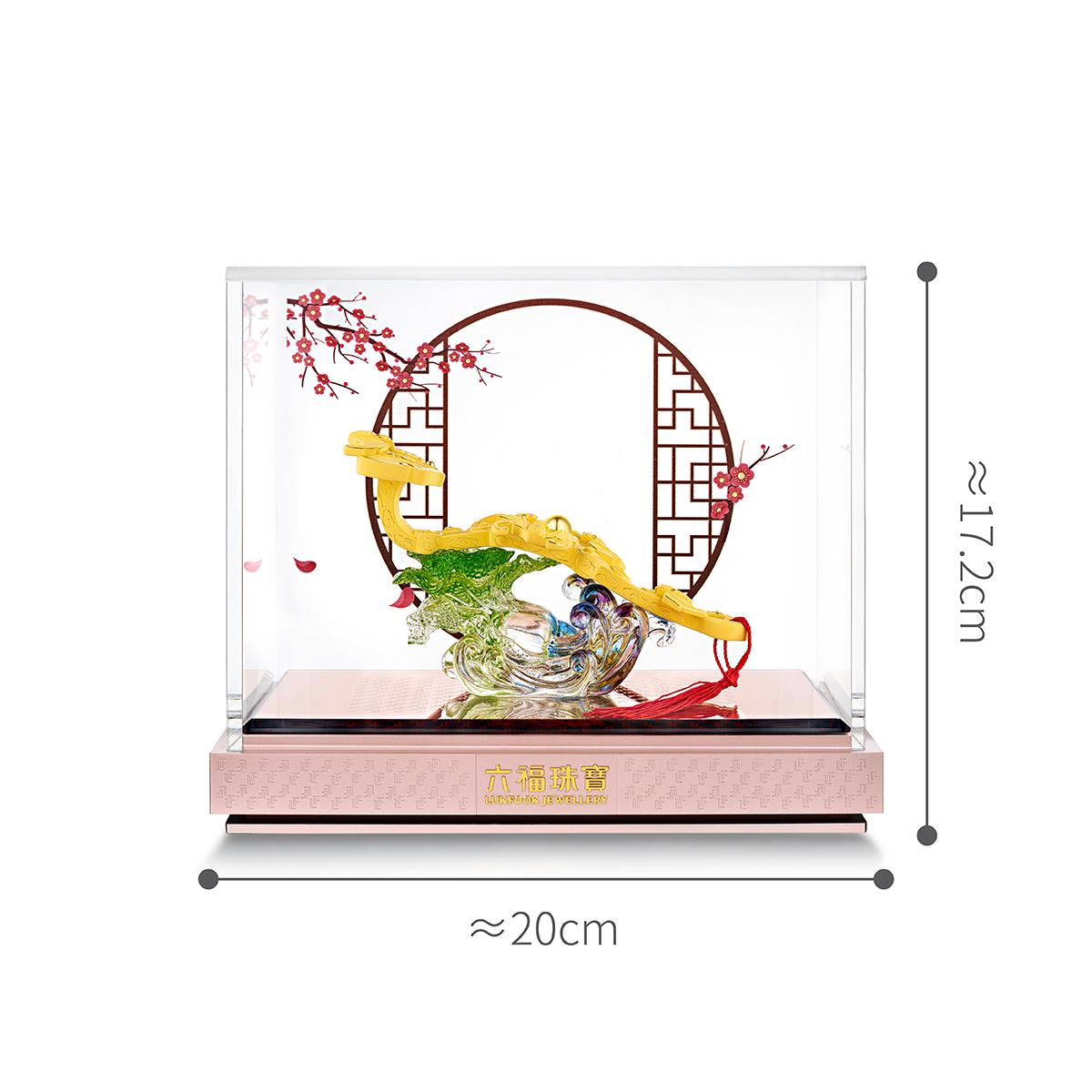 六福珠寶黃金擺件 - “五福如意”999足金擺件