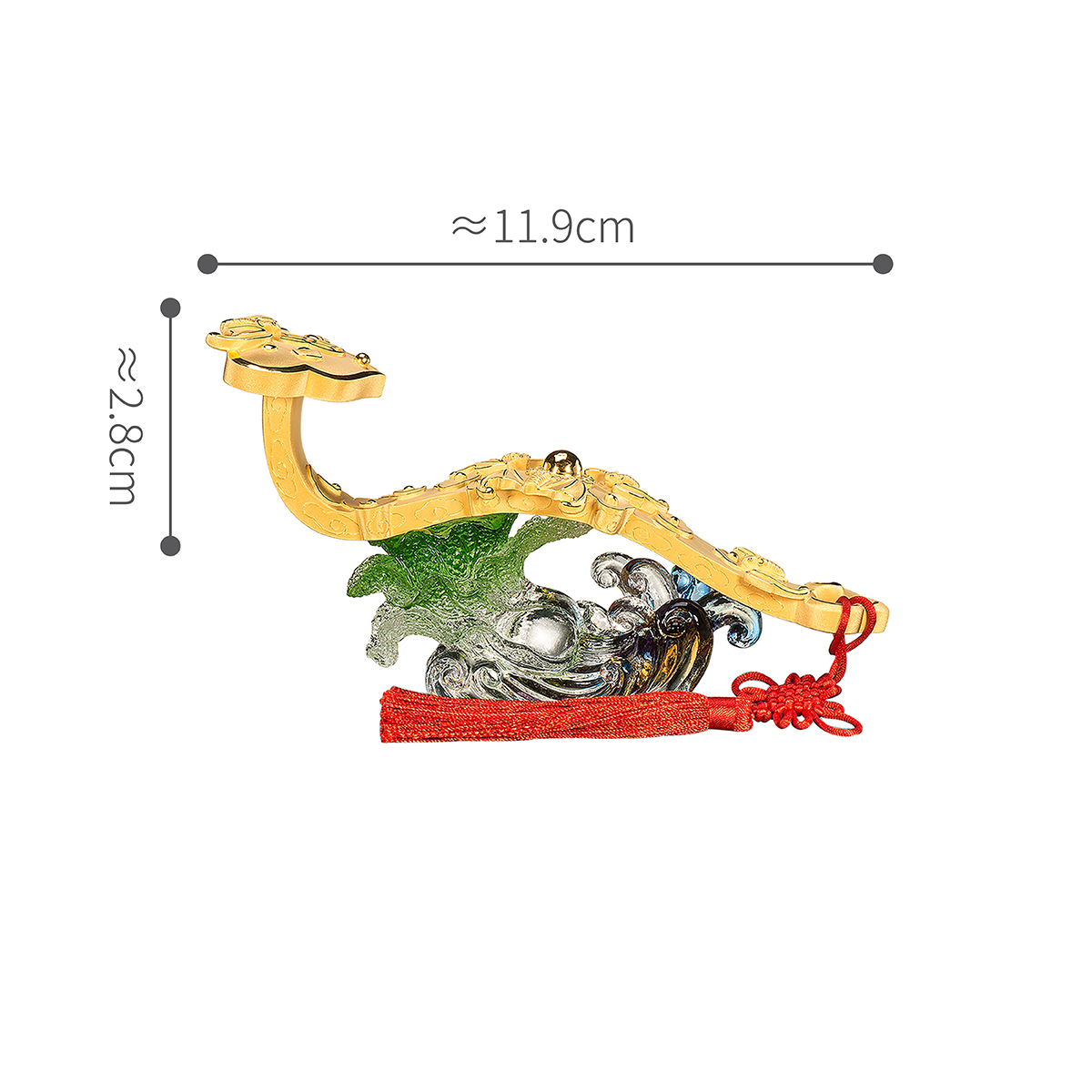 六福珠寶黃金擺件 - “五福如意”999足金擺件