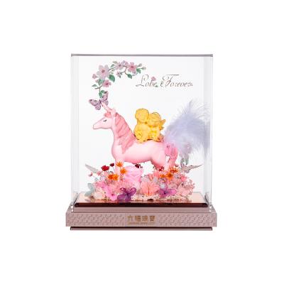 六福珠寶黃金擺件 - “愛神與靈神”999足金擺件